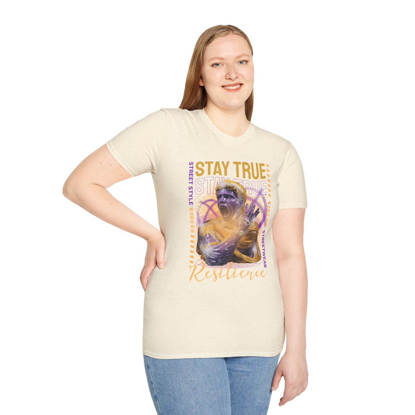 Stay True Resilience T‑Shirt — Motivational Street Style Graphic Tee
