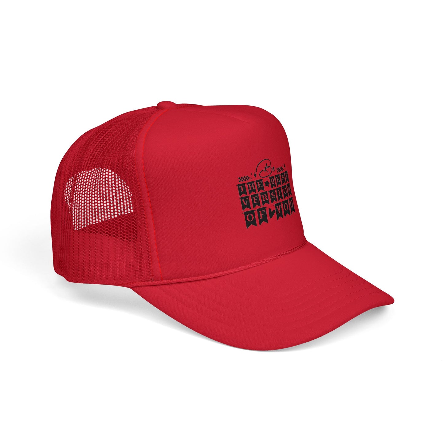 Trucker Cap — 'A Little Bit of Crazy' Retro Badge Mesh Hat