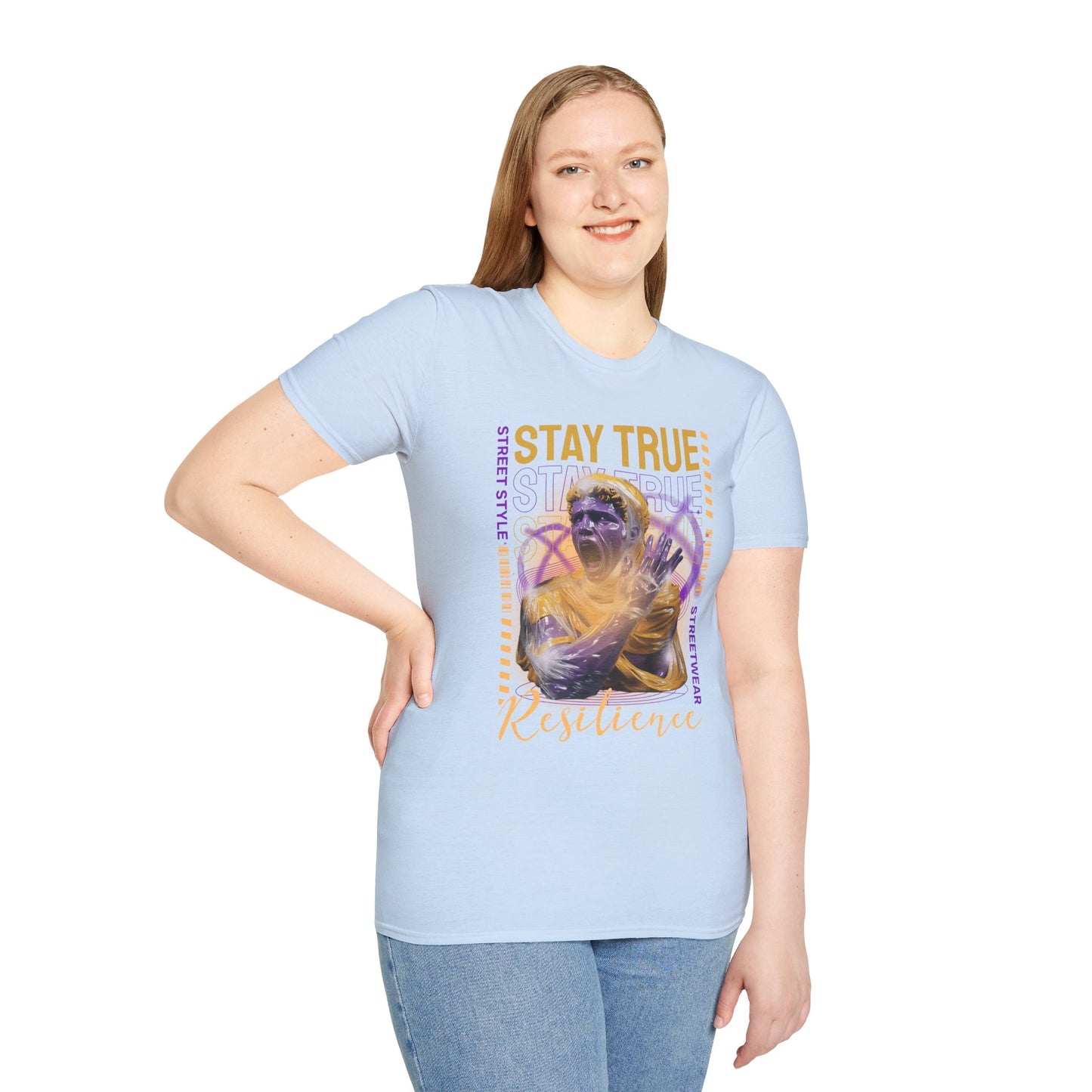 Stay True Resilience T‑Shirt — Motivational Street Style Graphic Tee