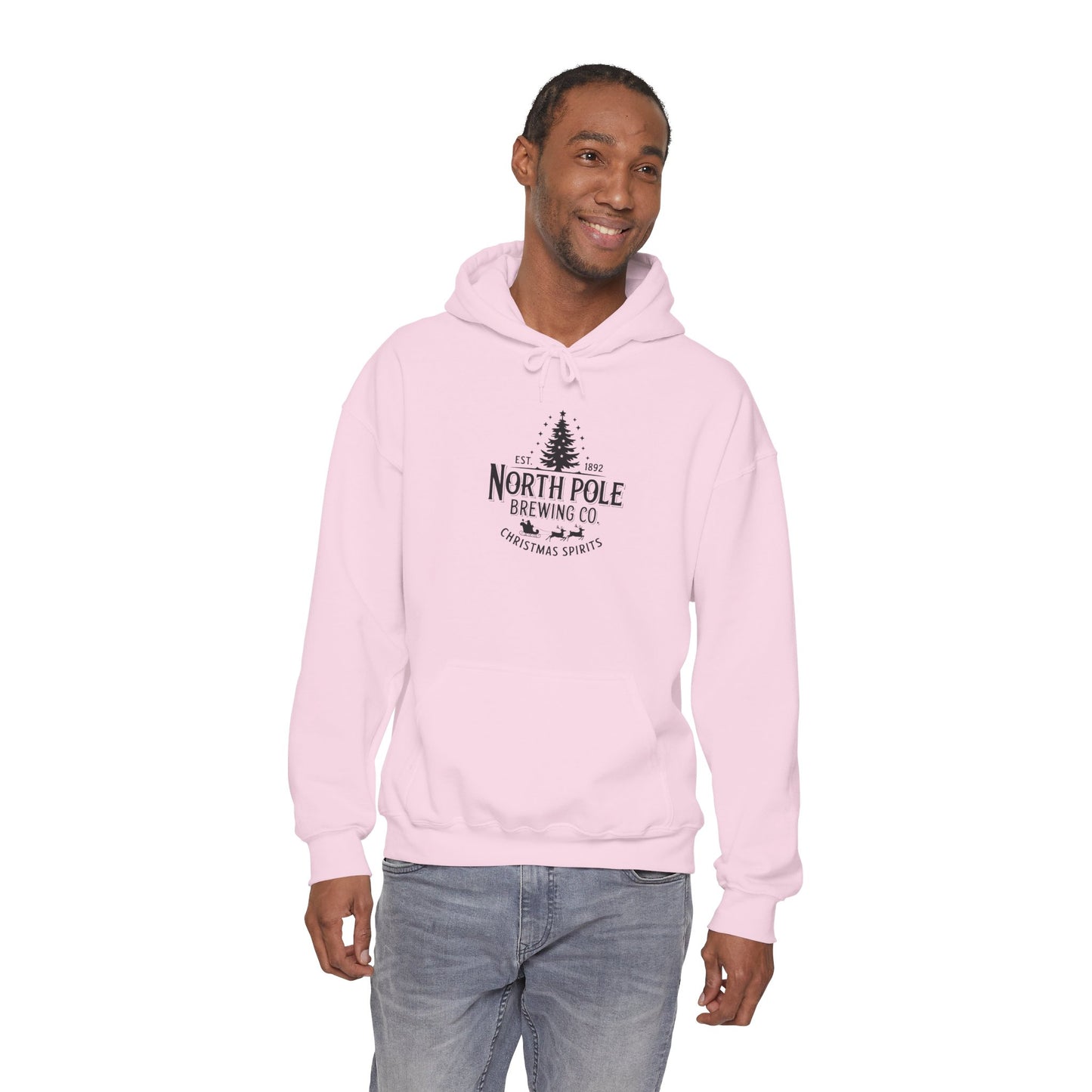 North Pole Brewing Co. Hoodie — Christmas Spirits Holiday Pullover
