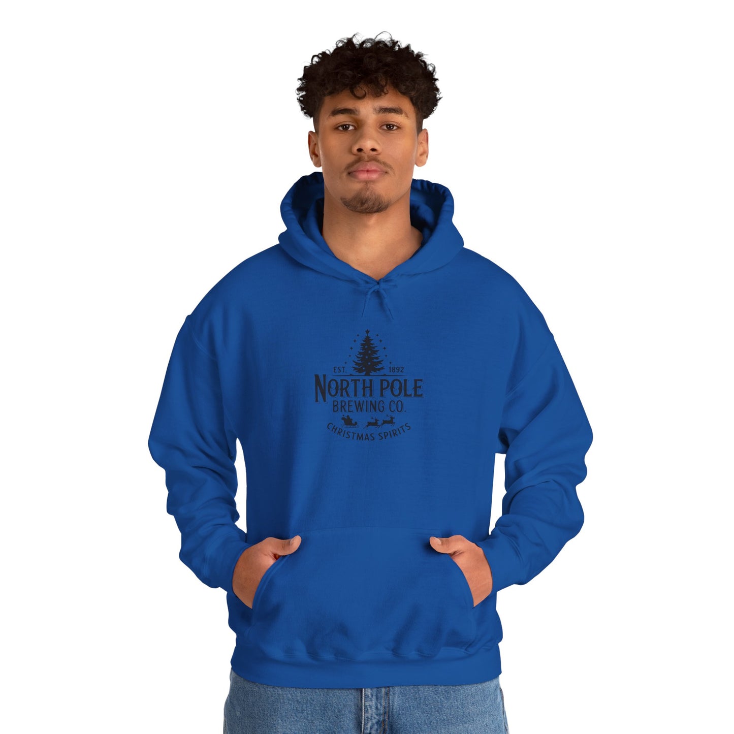 North Pole Brewing Co. Hoodie — Christmas Spirits Holiday Pullover