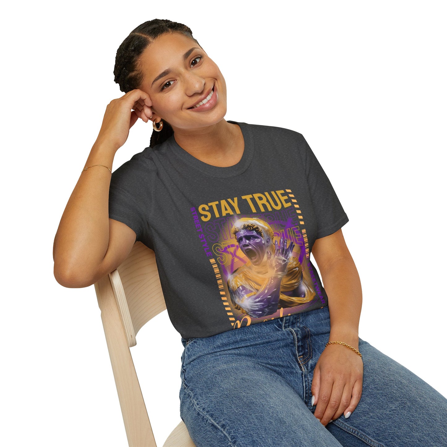 Stay True Resilience T‑Shirt — Motivational Street Style Graphic Tee