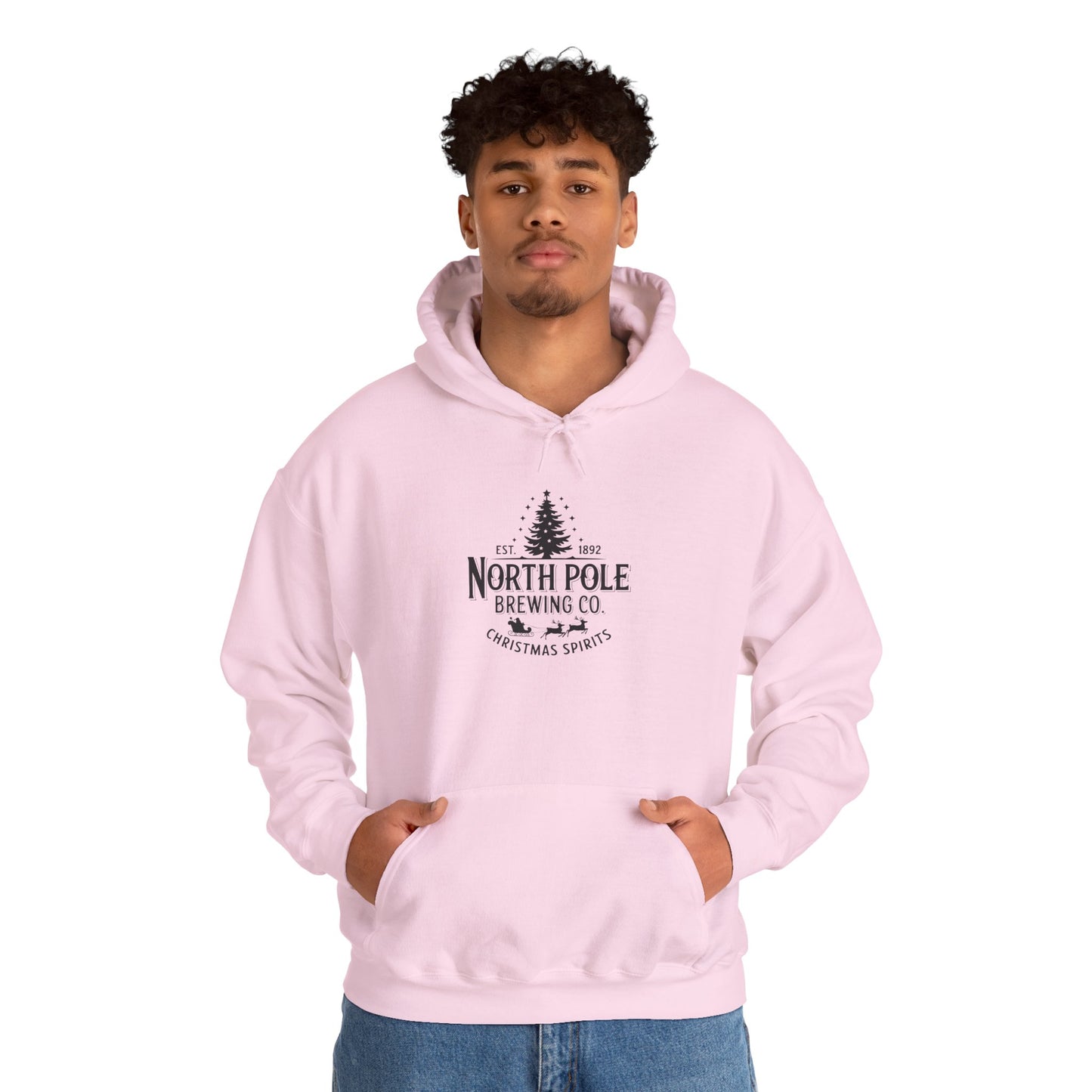 North Pole Brewing Co. Hoodie — Christmas Spirits Holiday Pullover