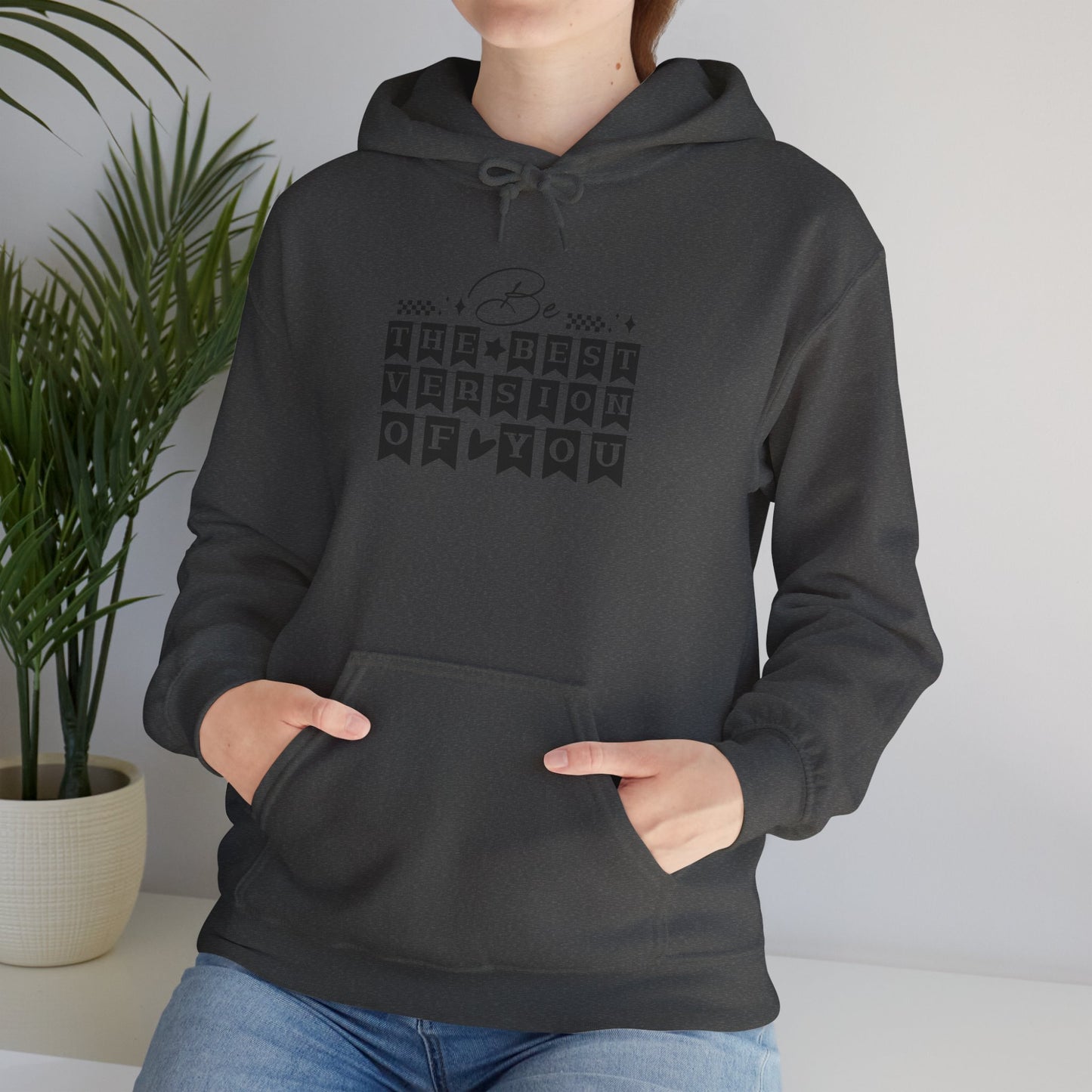 Hoodie — "All I Want Is A Version Of You" Minimalist Lyric Graphic Pullover