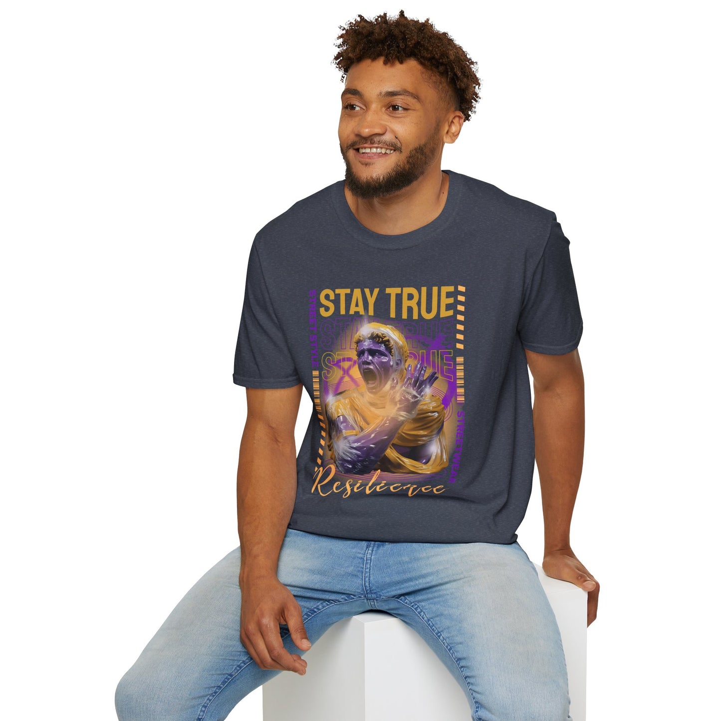 Stay True Resilience T‑Shirt — Motivational Street Style Graphic Tee