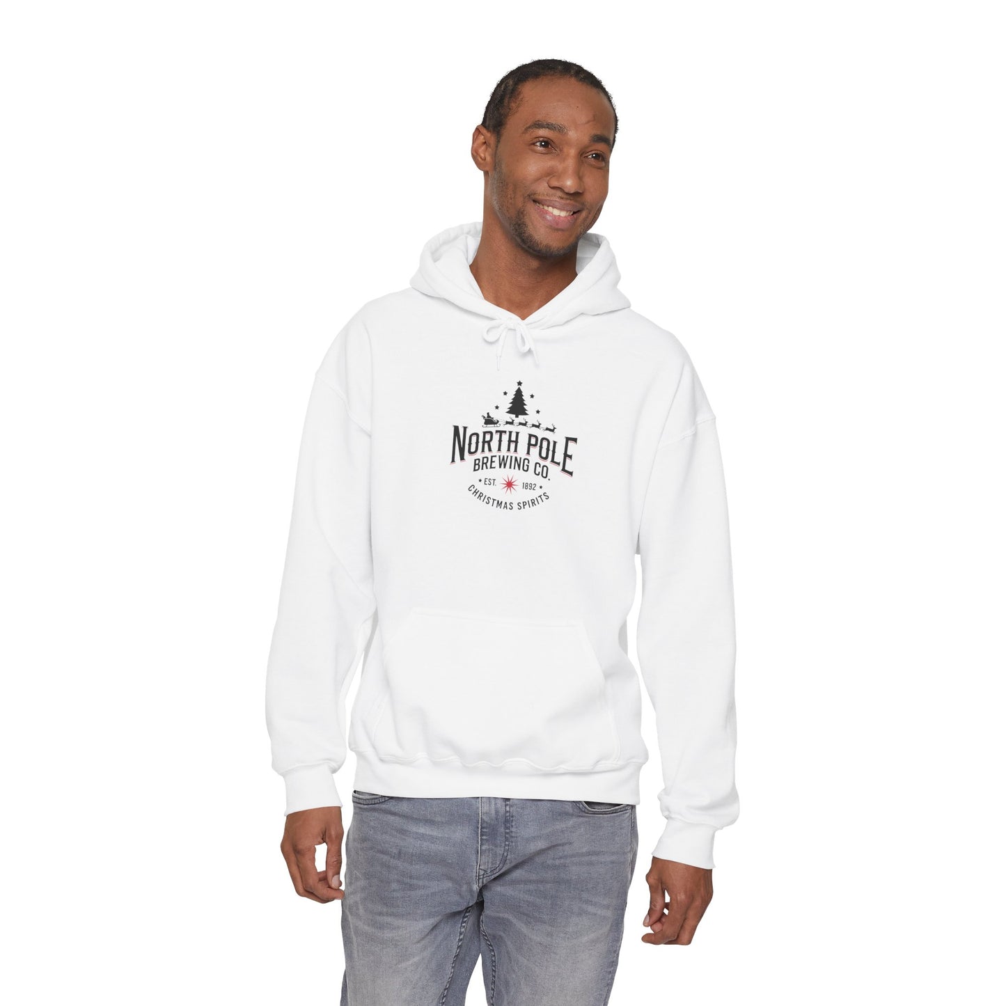 North Pole Brewing Co. Hoodie — Christmas Brewery Holiday Sweatshirt