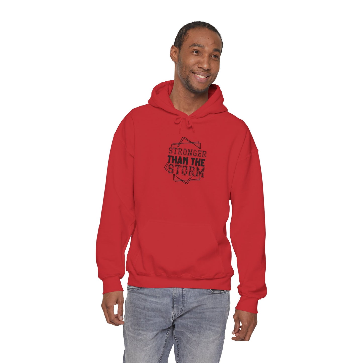 Stronger Than The Storm Hoodie – Inspirational Motivational Pullover