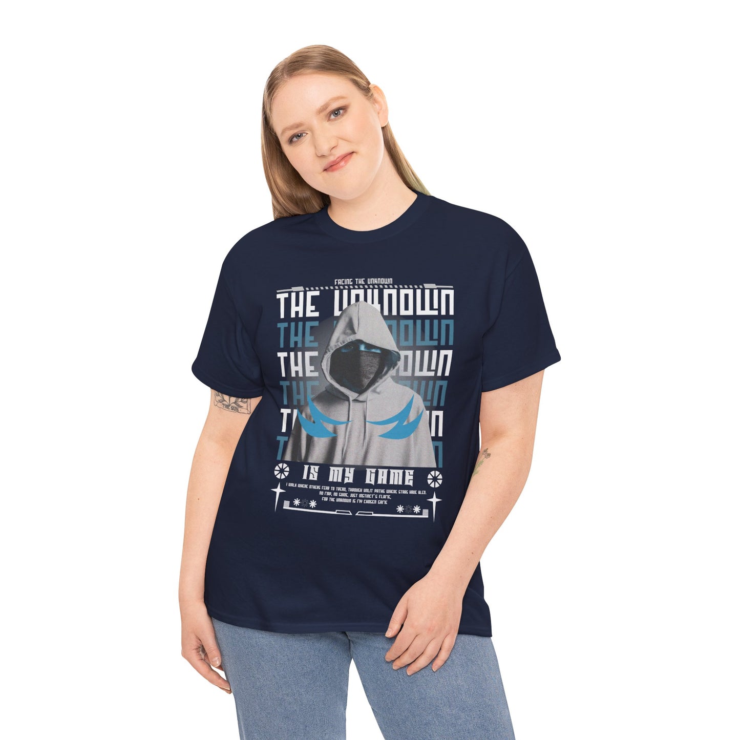 The Unknown Is My Home Hoodie Tee — Dark Aesthetic Hooded Figure Graphic T‑Shirt