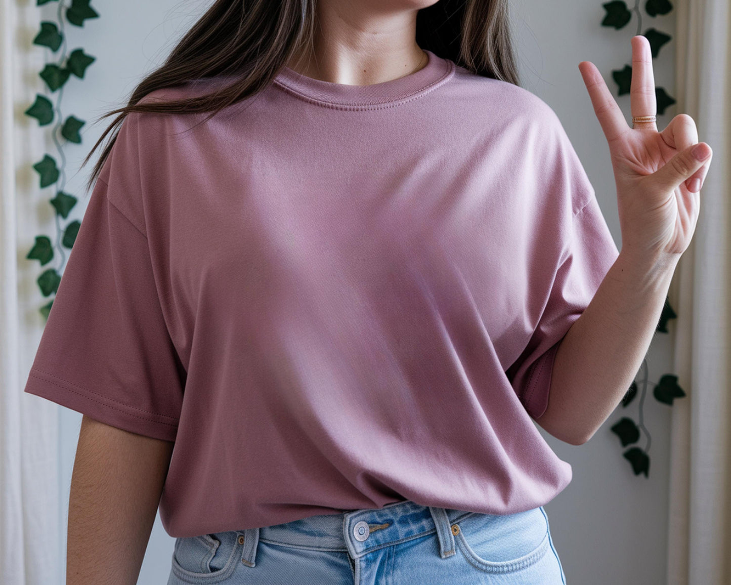 Comfort Colors 1717 T-Shirt Mockup Bundle, 70 Boho Oversized Tee Mockups