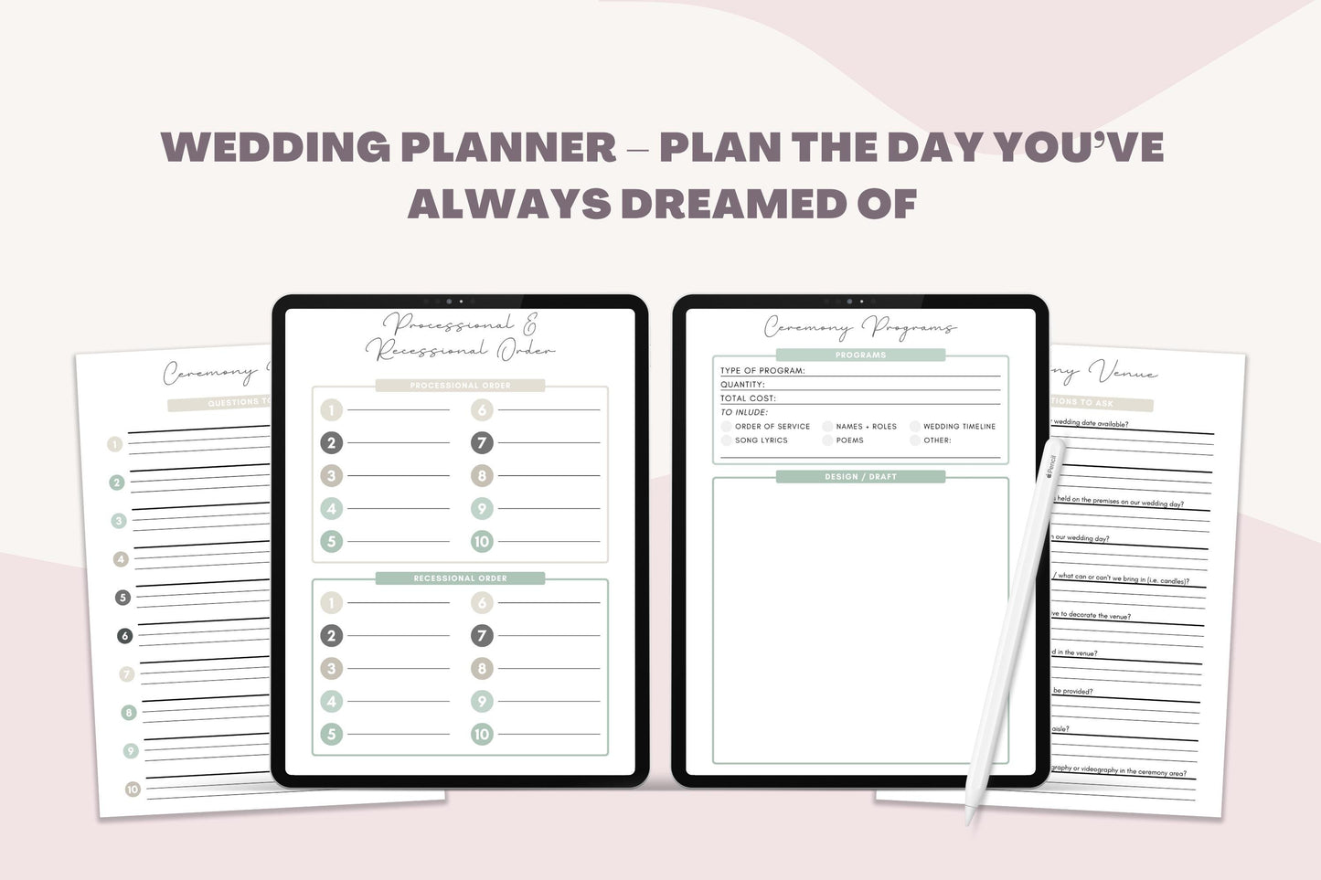 Wedding Planner Printable , Bride Organizer , Budget Tracker & Checklist Binder , Wedding Planning Template Istant Download