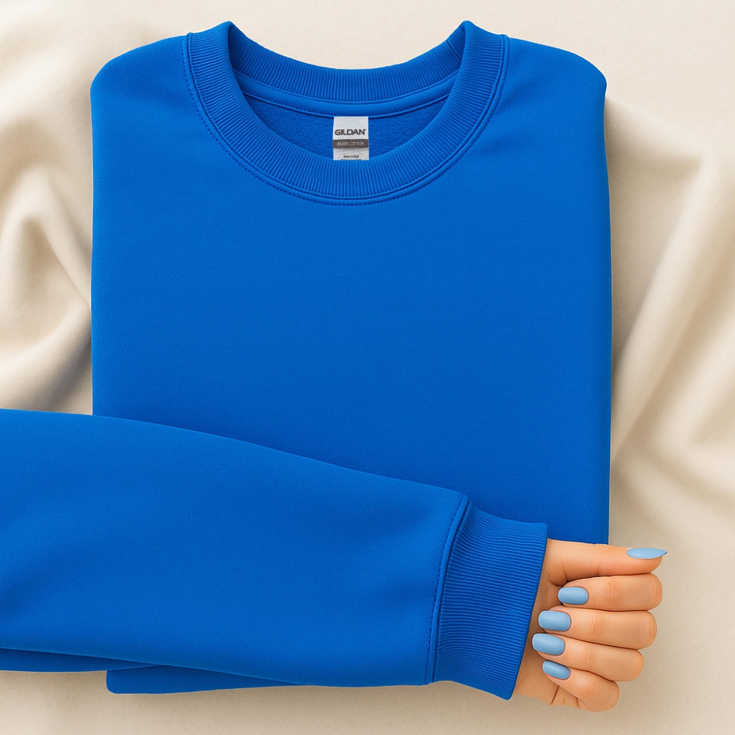 Gildan 18000 Felpa Mockup Bundle: Flat Lay, Minimalista (Download Digitale)