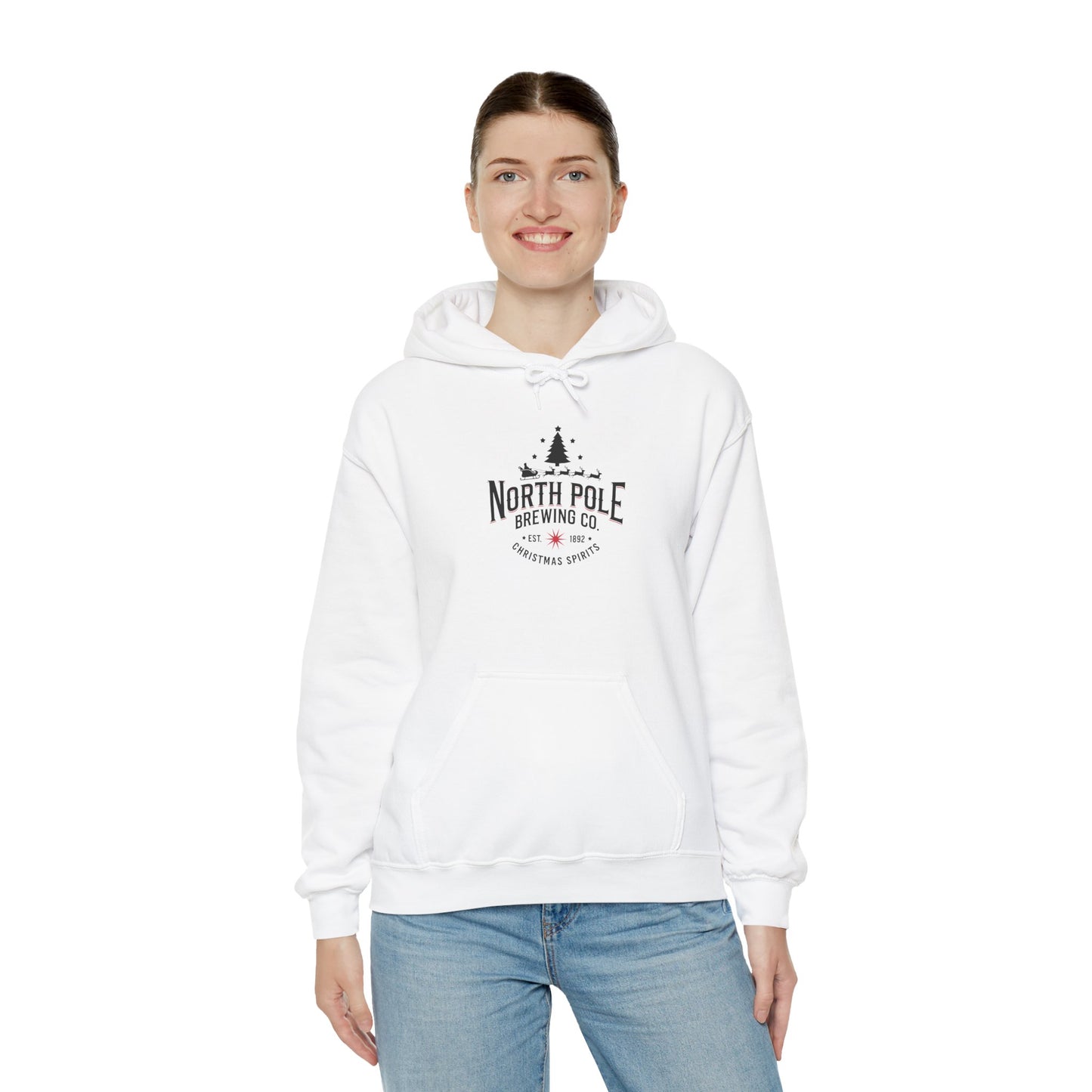 North Pole Brewing Co. Hoodie — Christmas Brewery Holiday Sweatshirt