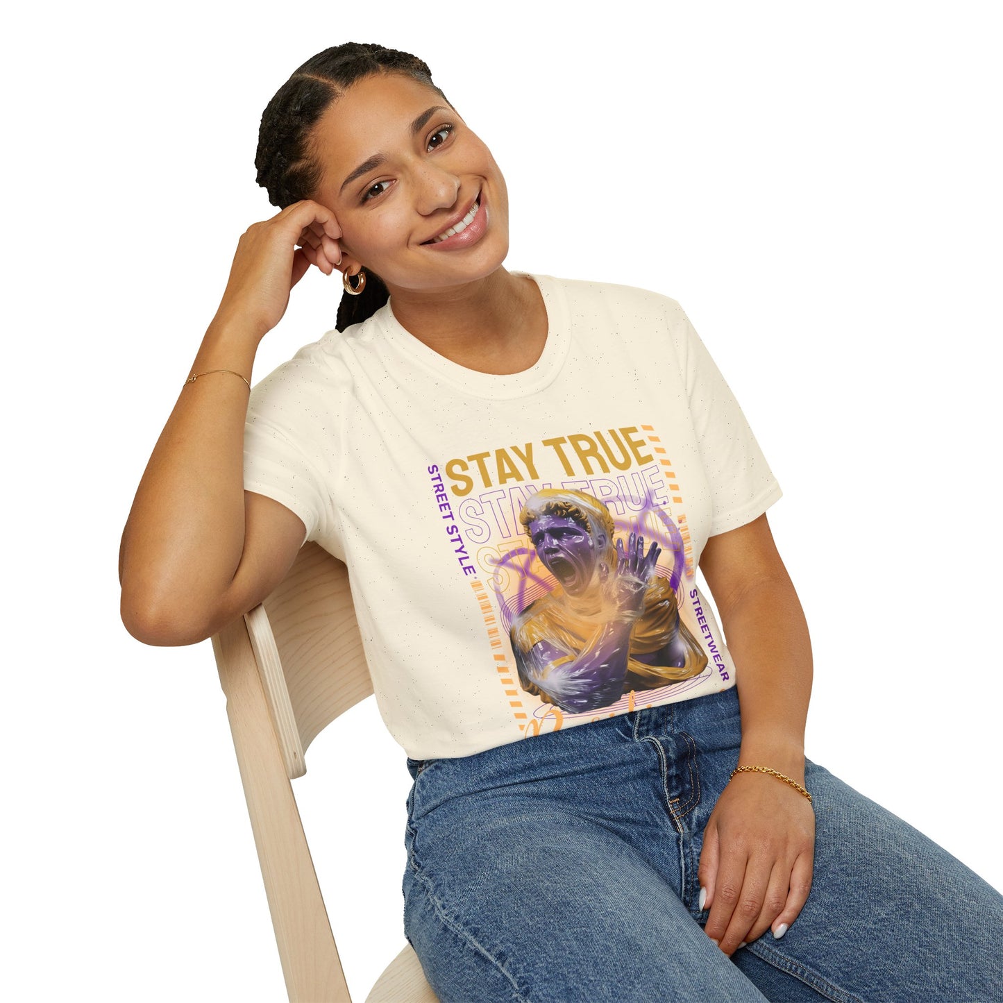 Stay True Resilience T‑Shirt — Motivational Street Style Graphic Tee