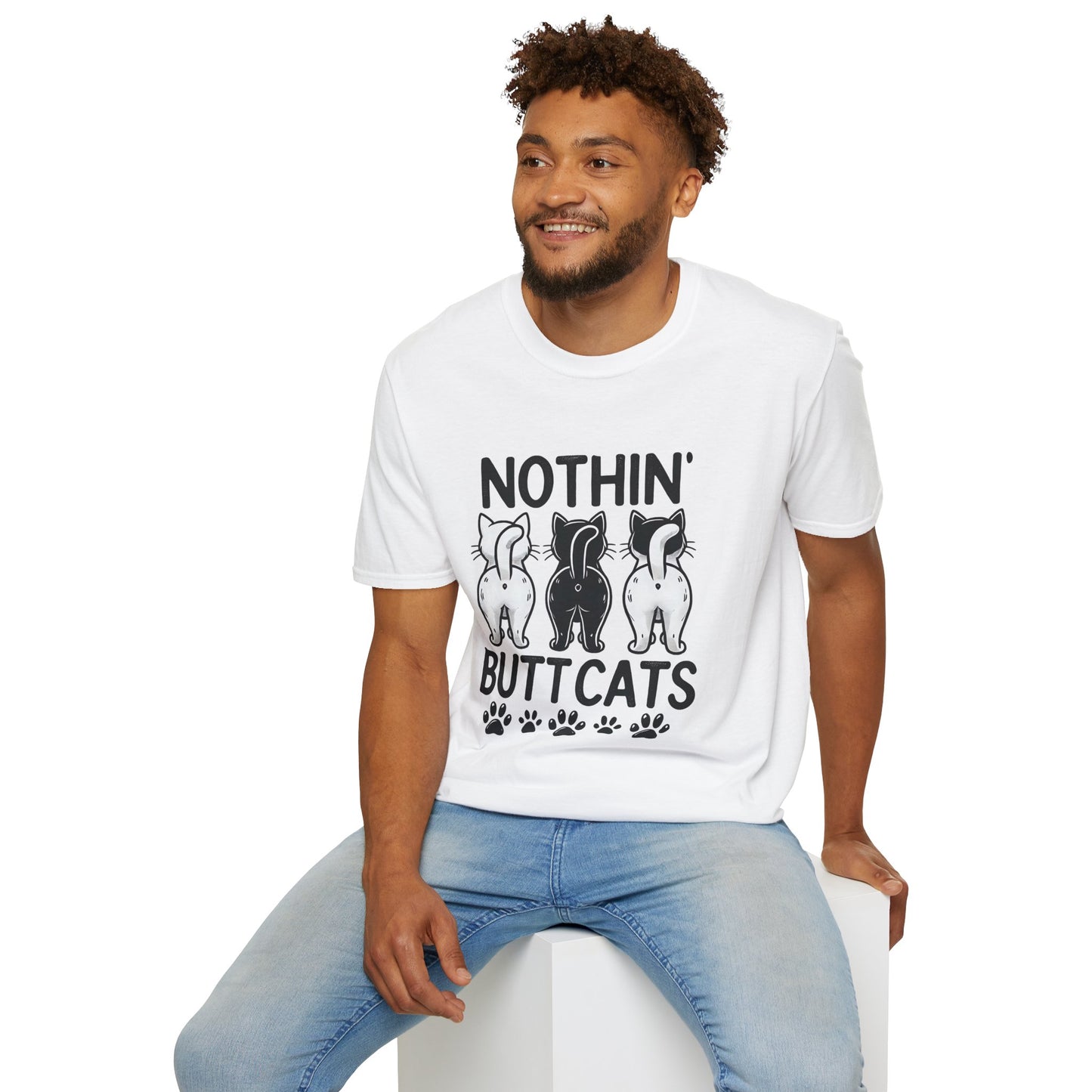 T-Shirt — Nothin' Butt Cats Cute Cat Butt Graphic Tee