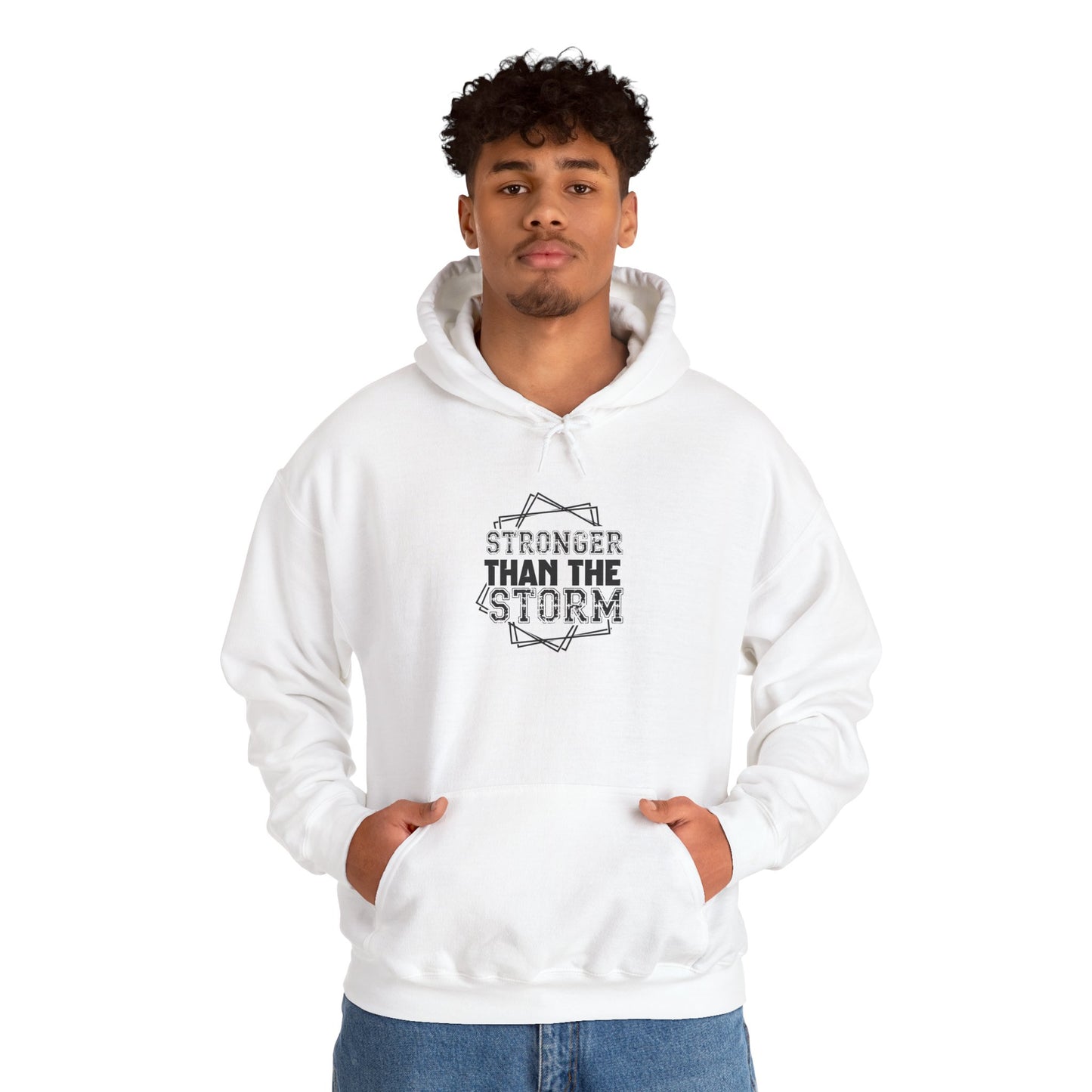 Stronger Than The Storm Hoodie – Inspirational Motivational Pullover