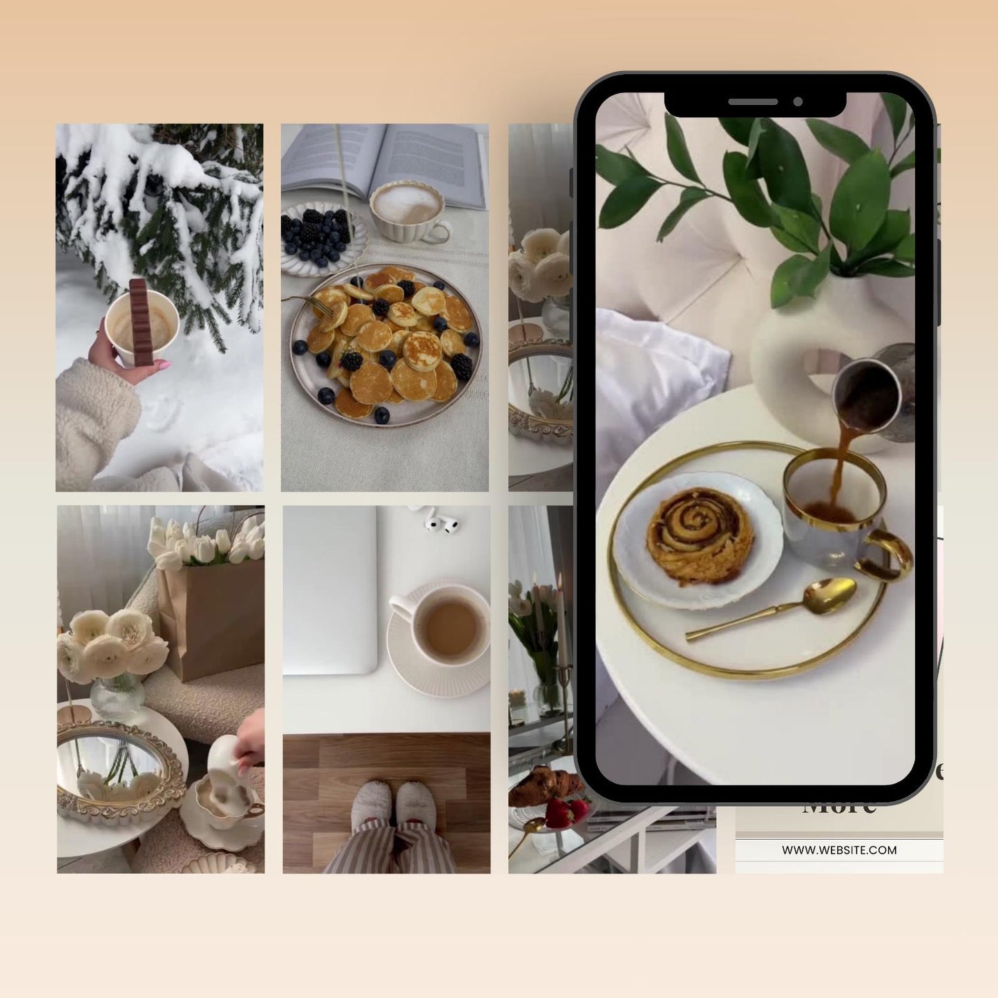 Faceless Instagram Reels , Aesthetic Faceless Videos,  Faceless Reels, Faceless Digital Marketing Videos  Instagram Marketing Templates