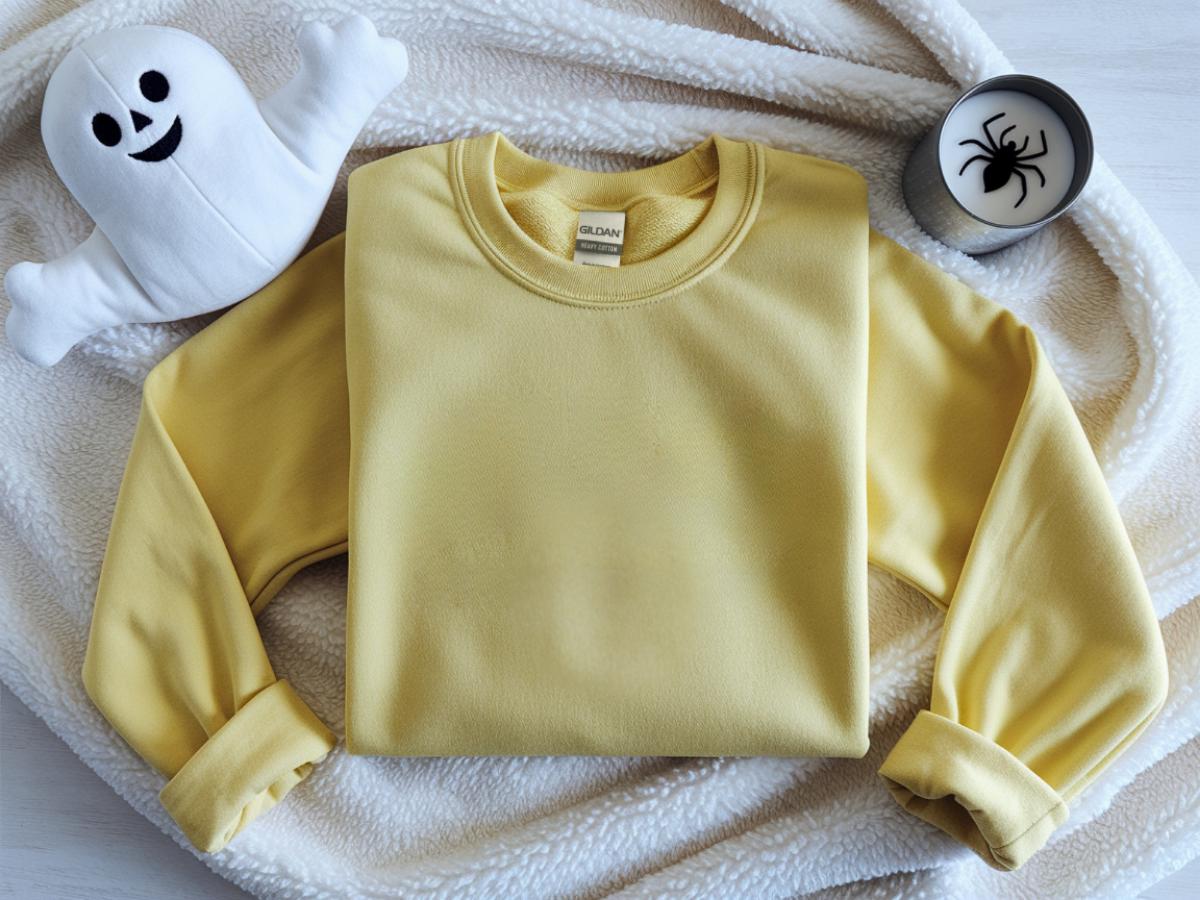 Digital Download Sweatshirt Mockup, Comfort Colors 1466, Christmas & Halloween, Apparel Design, Festive Season