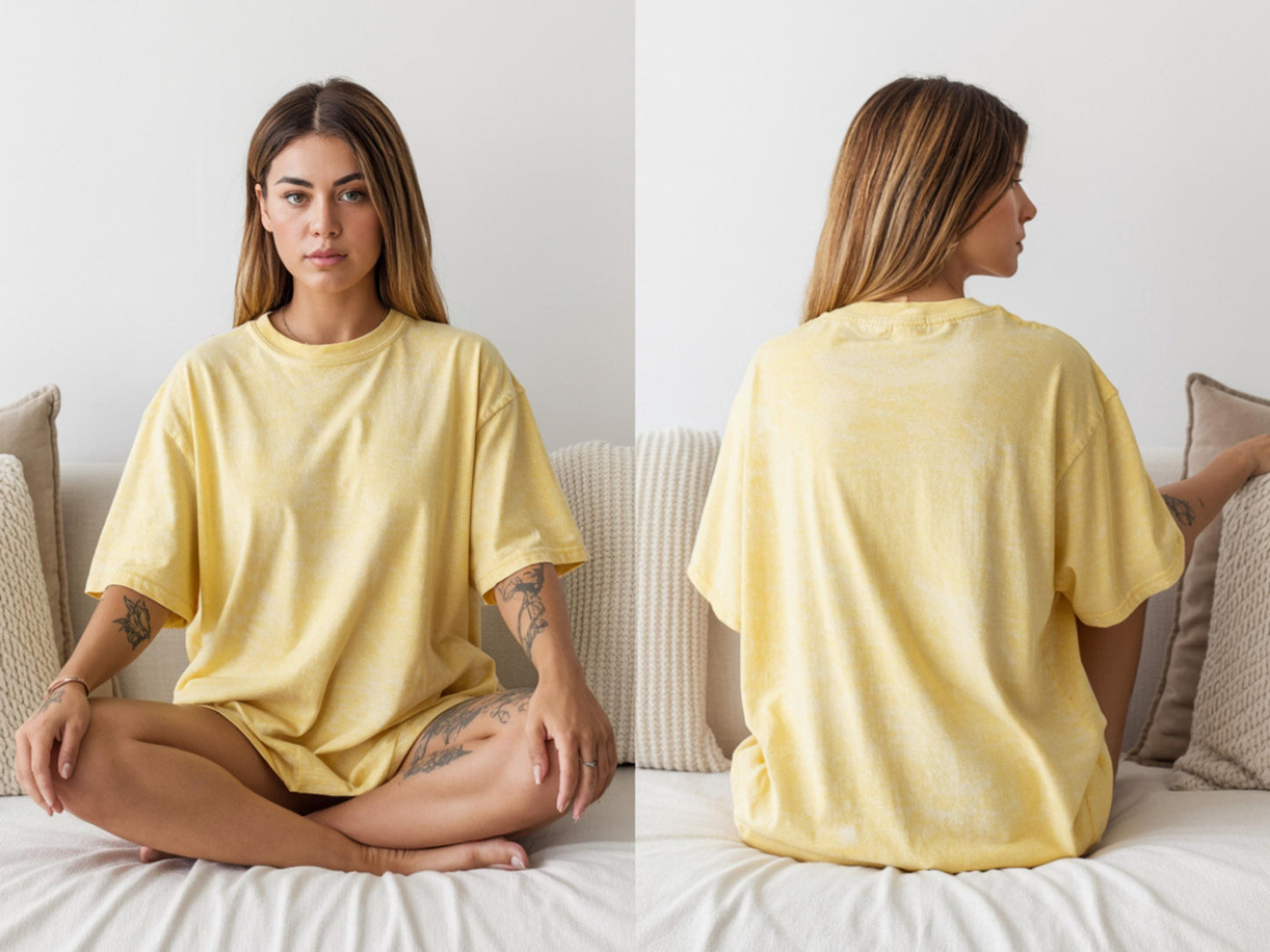 Comfort Colors C1717 T-Shirt Mockup Bundle, Front & Back (Digital Download)