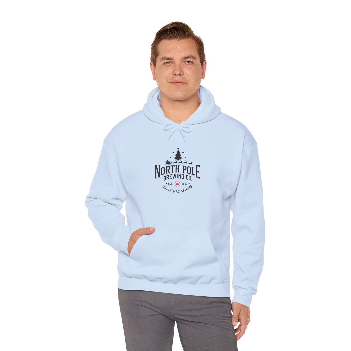 North Pole Brewing Co. Hoodie — Christmas Brewery Holiday Sweatshirt