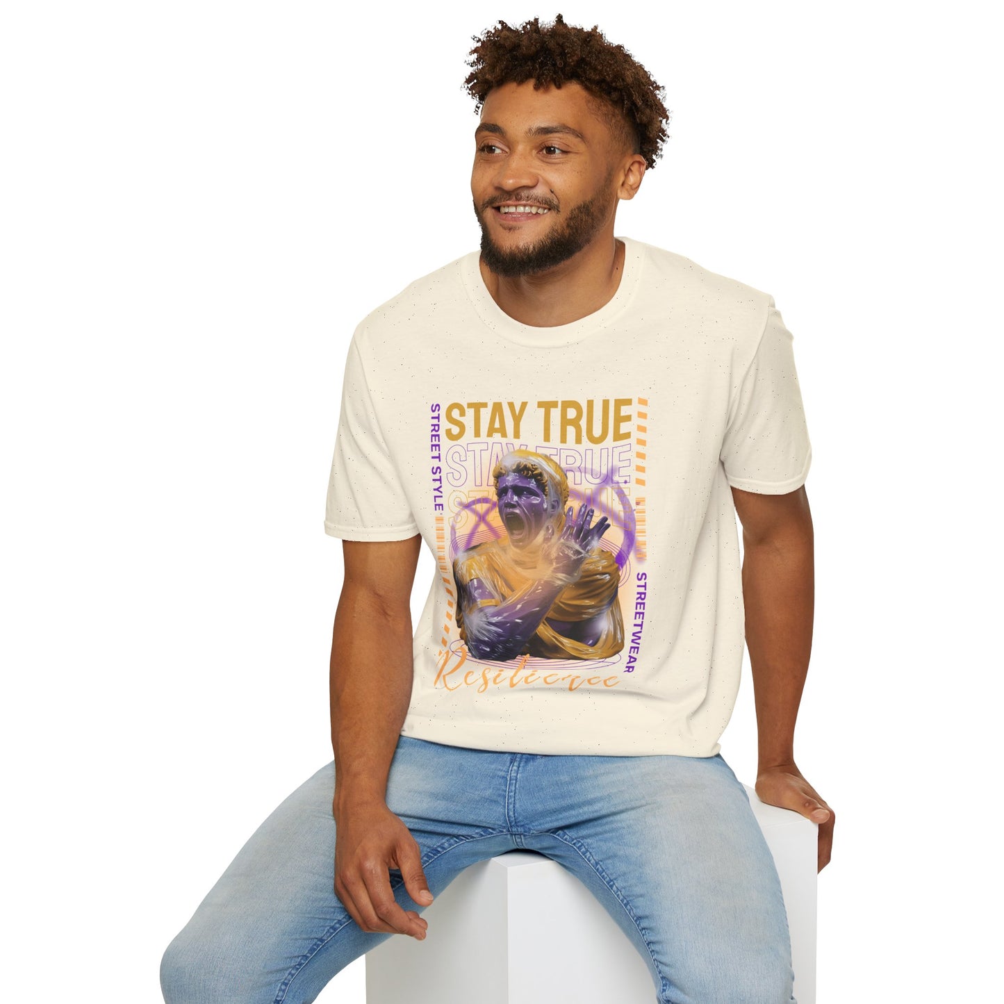 Stay True Resilience T‑Shirt — Motivational Street Style Graphic Tee