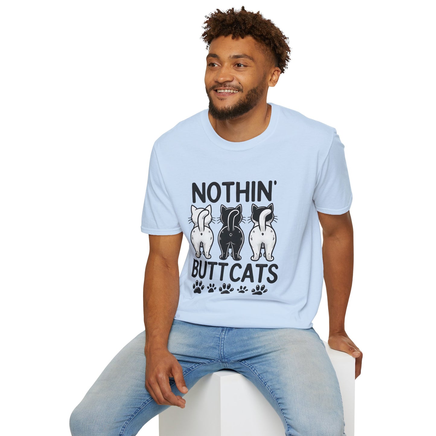 T-Shirt — Nothin' Butt Cats Cute Cat Butt Graphic Tee