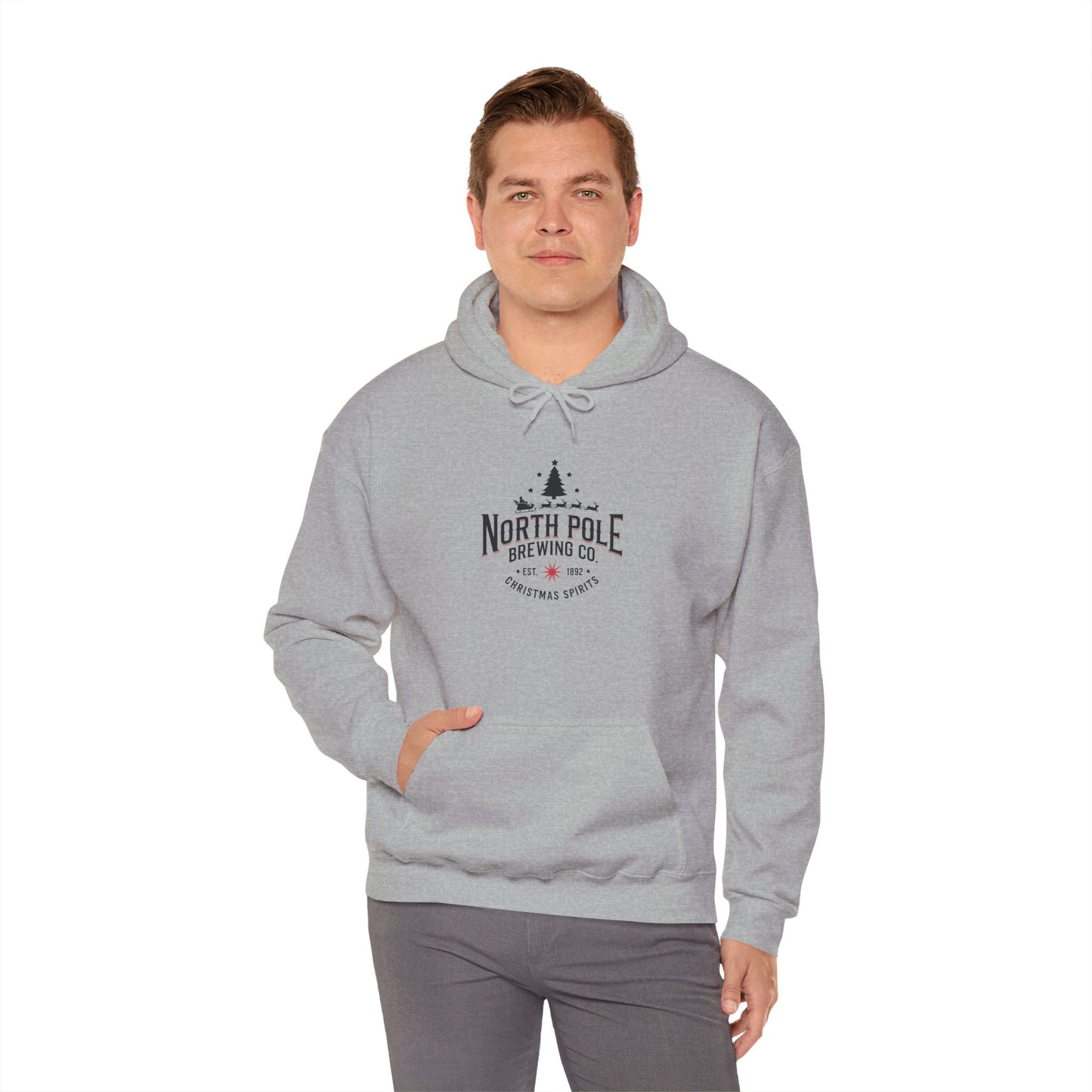North Pole Brewing Co. Hoodie — Christmas Brewery Holiday Sweatshirt