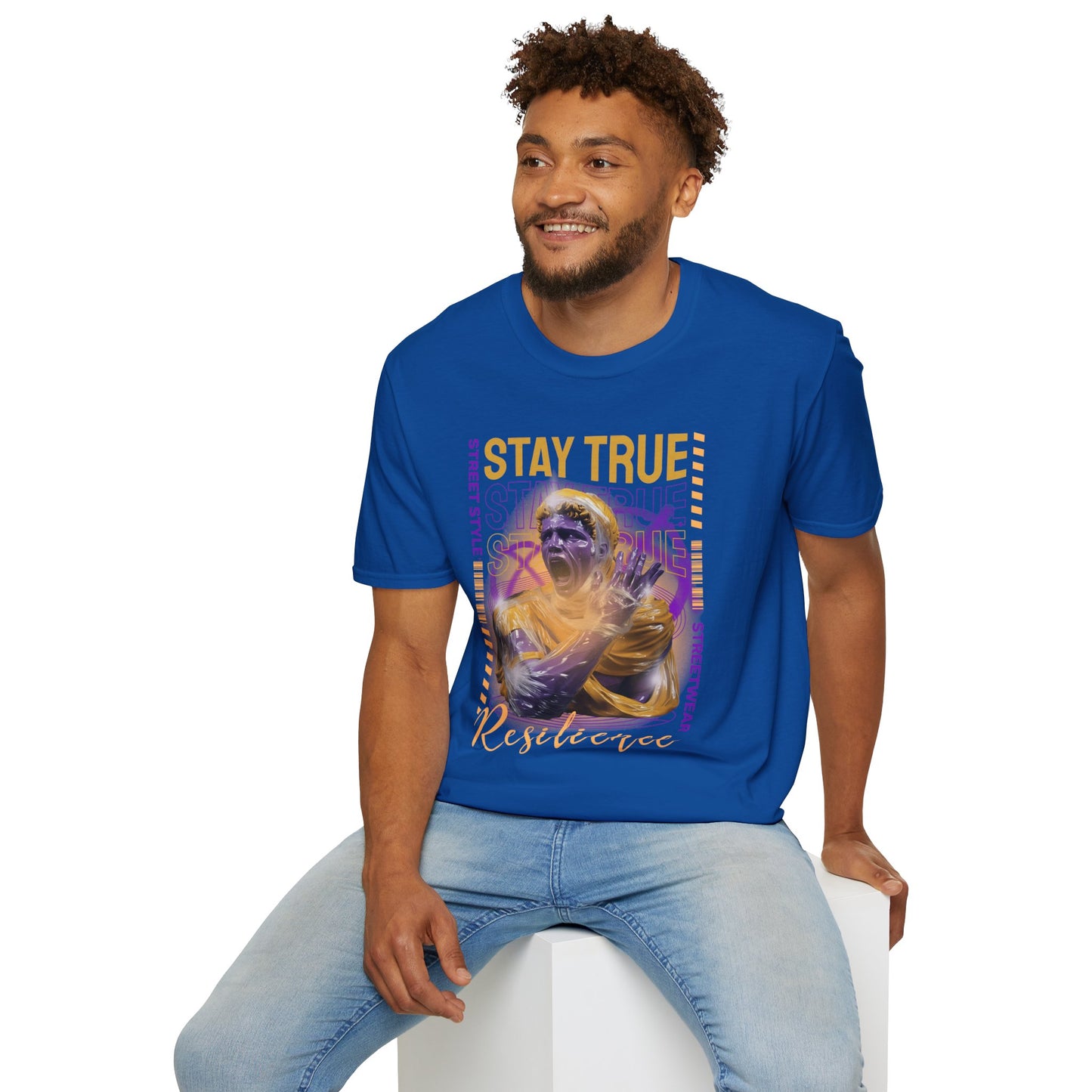 Stay True Resilience T‑Shirt — Motivational Street Style Graphic Tee