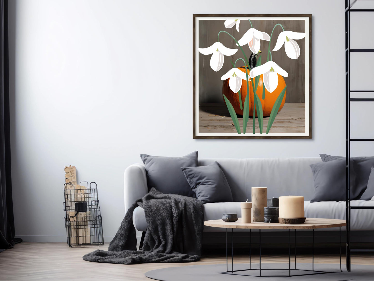 Stampa artistica astratta: arredamento minimalista boho per la casa (download digitale)