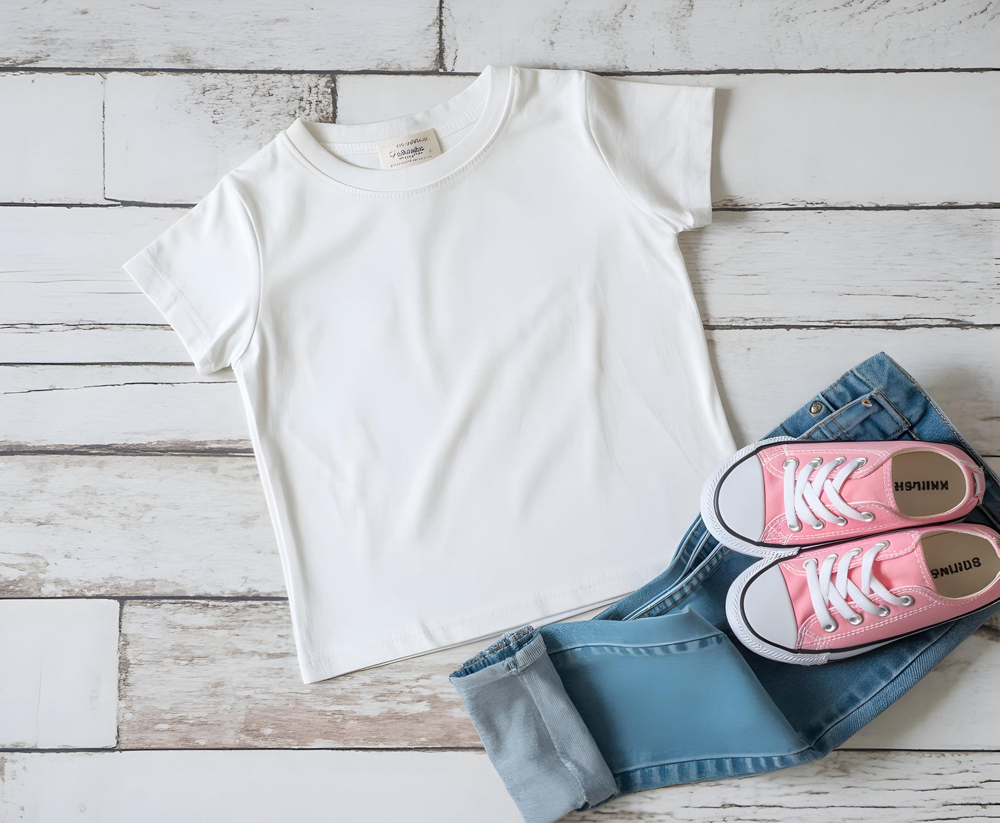 Pacchetto mockup di magliette per bambini Gildan 5000B: 20 colori (download digitale)