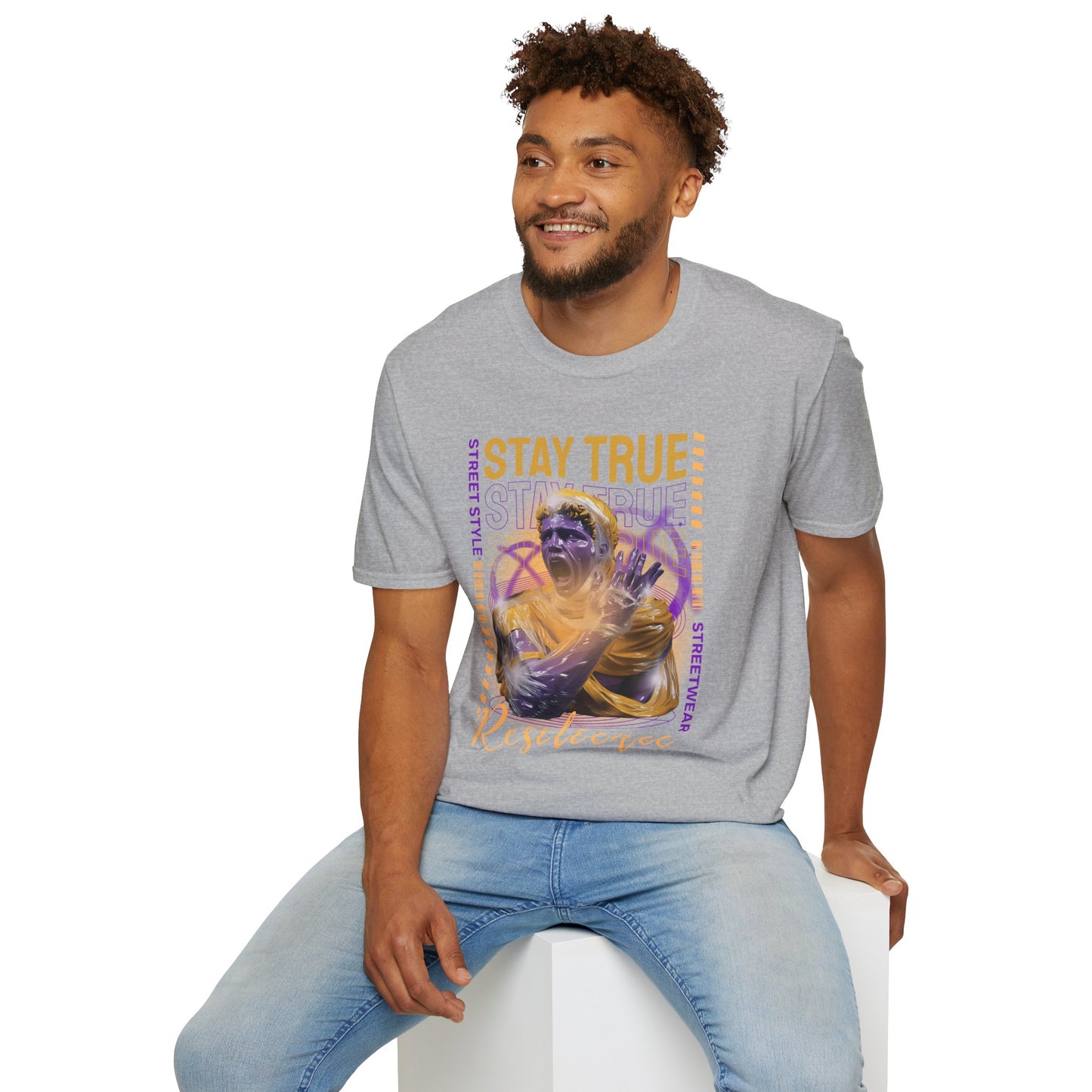 Stay True Resilience T‑Shirt — Motivational Street Style Graphic Tee