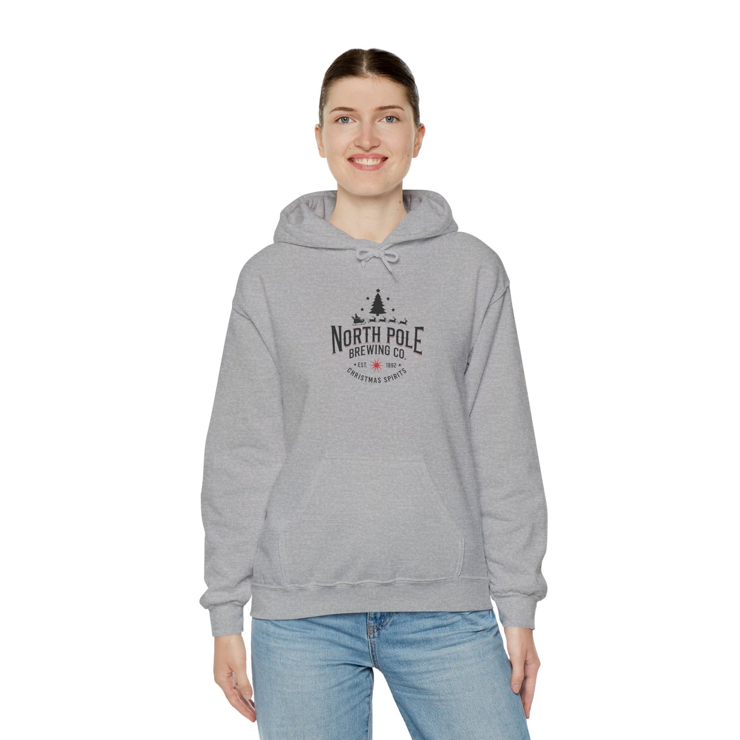 North Pole Brewing Co. Hoodie — Christmas Brewery Holiday Sweatshirt