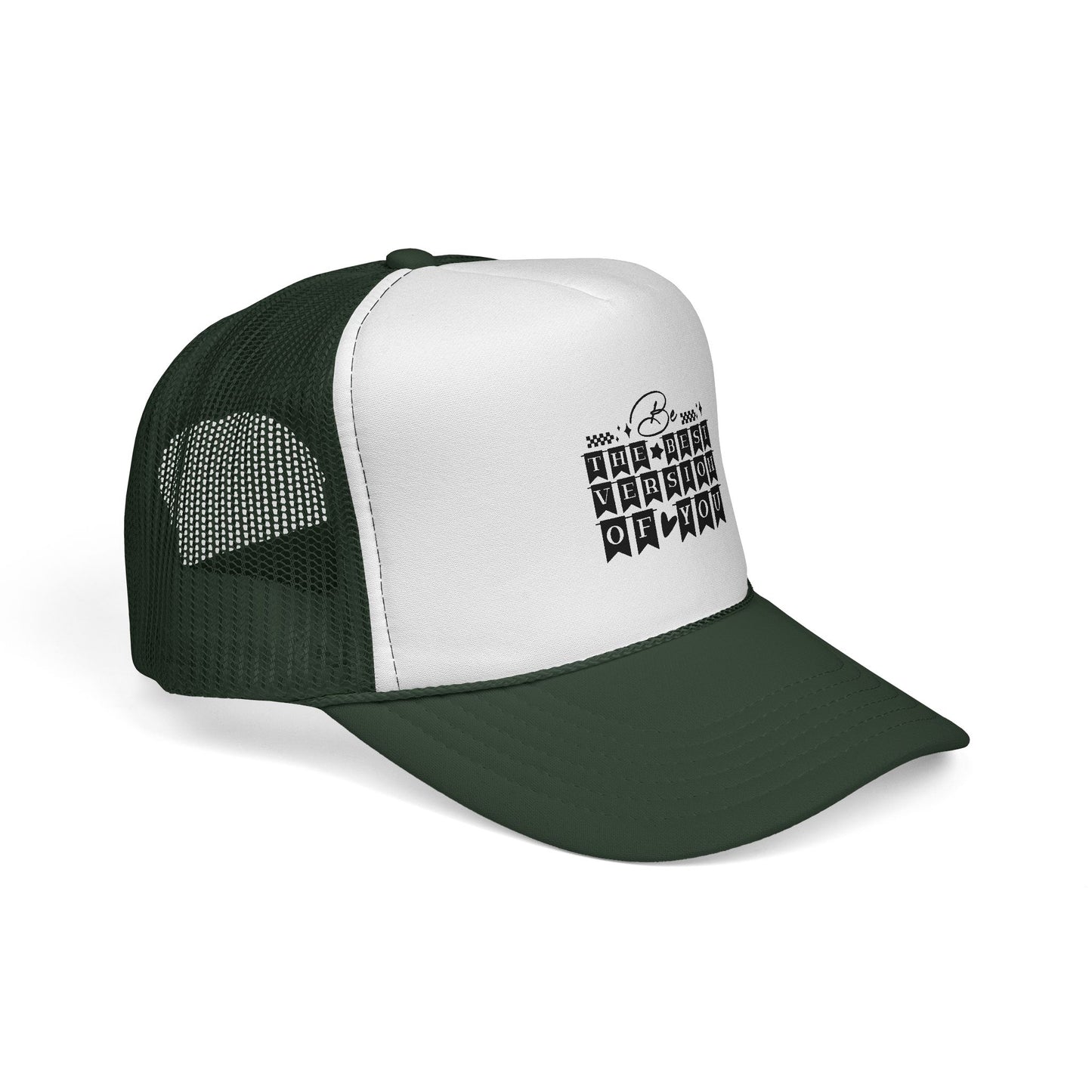 Trucker Cap — 'A Little Bit of Crazy' Retro Badge Mesh Hat