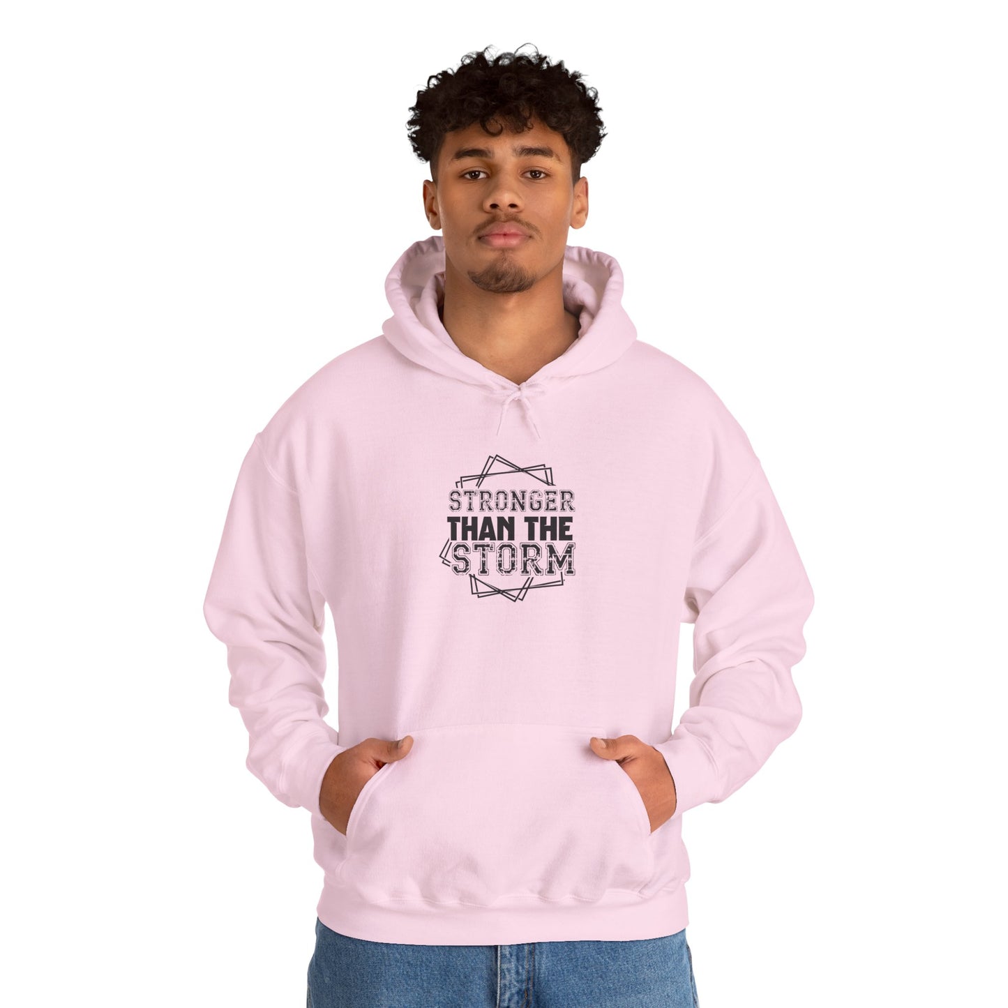 Stronger Than The Storm Hoodie – Inspirational Motivational Pullover