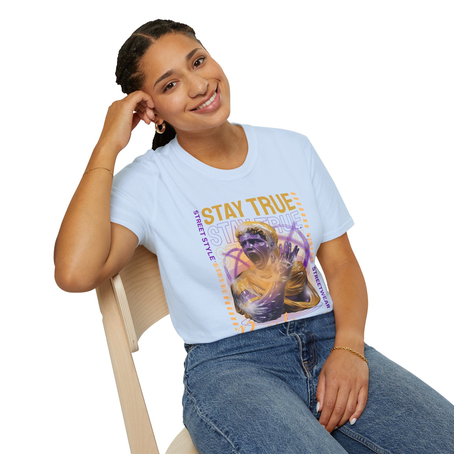 Stay True Resilience T‑Shirt — Motivational Street Style Graphic Tee