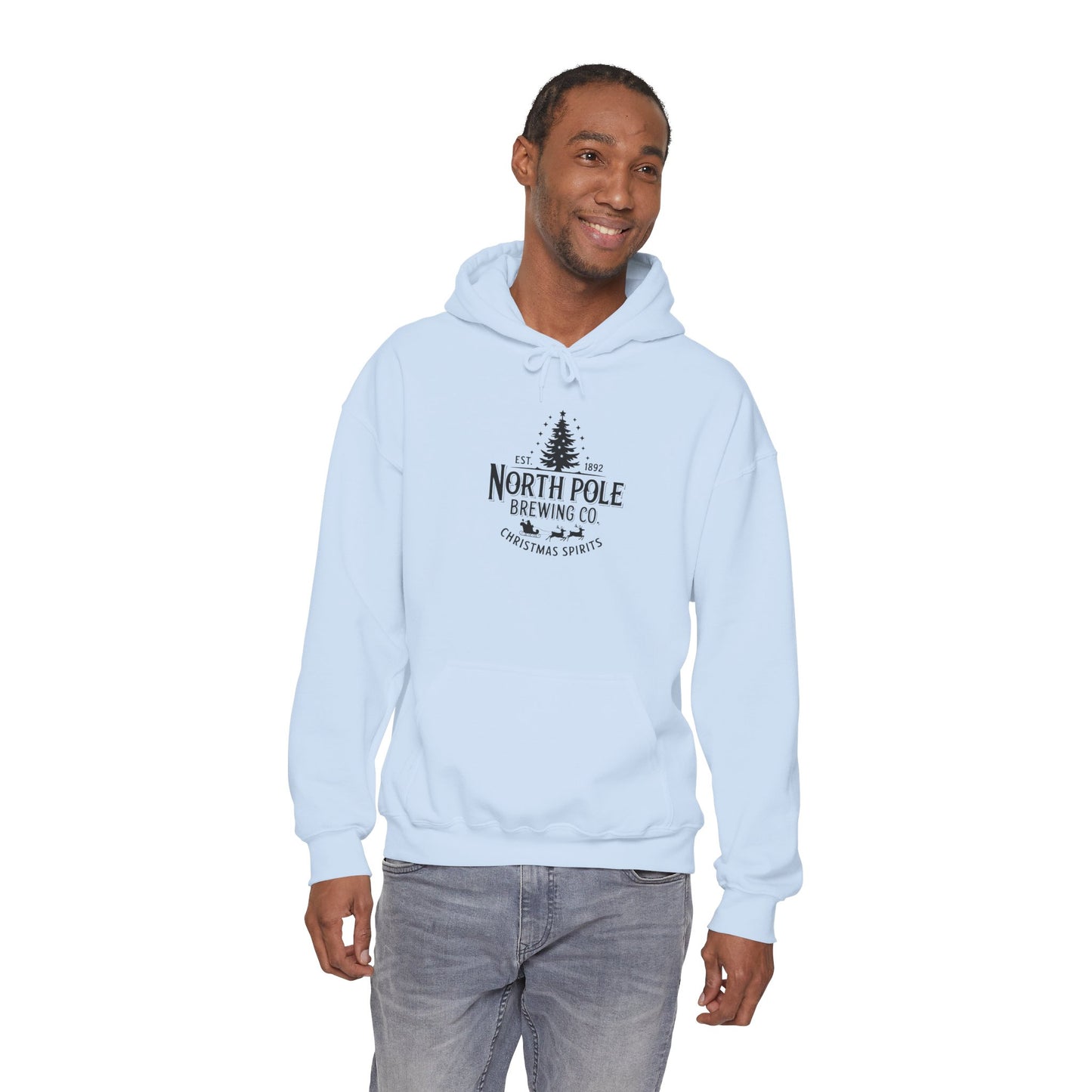North Pole Brewing Co. Hoodie — Christmas Spirits Holiday Pullover