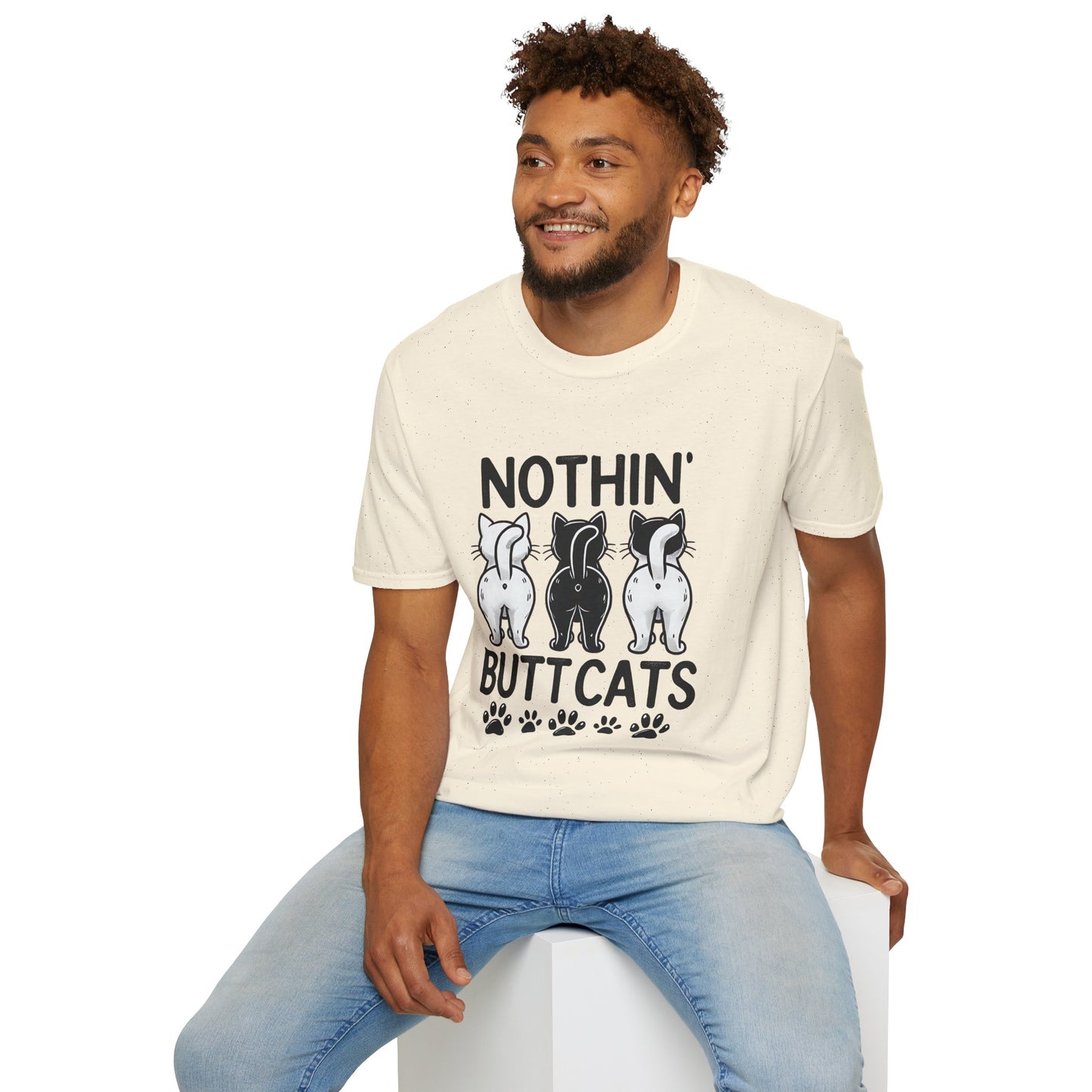 T-Shirt — Nothin' Butt Cats Cute Cat Butt Graphic Tee