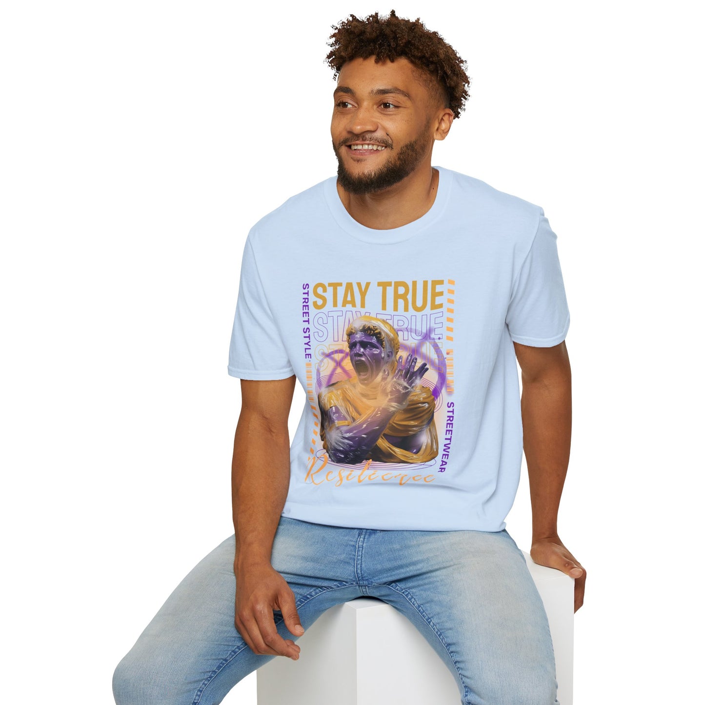 Stay True Resilience T‑Shirt — Motivational Street Style Graphic Tee