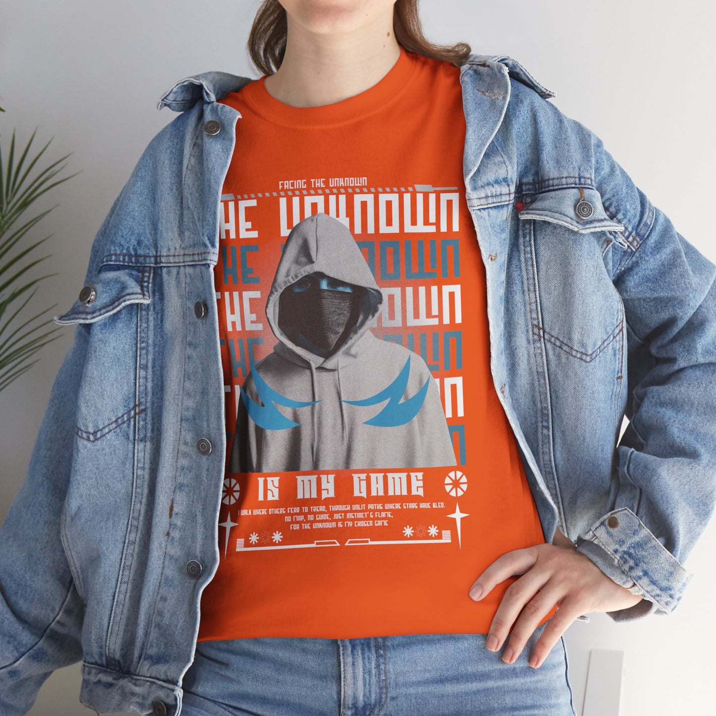 The Unknown Is My Home Hoodie Tee — Dark Aesthetic Hooded Figure Graphic T‑Shirt