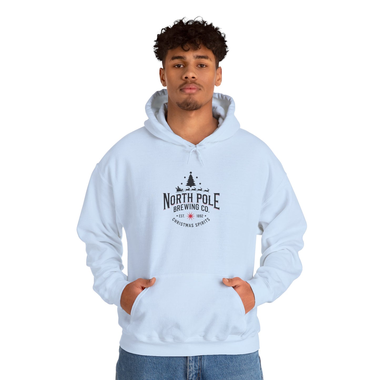 North Pole Brewing Co. Hoodie — Christmas Brewery Holiday Sweatshirt