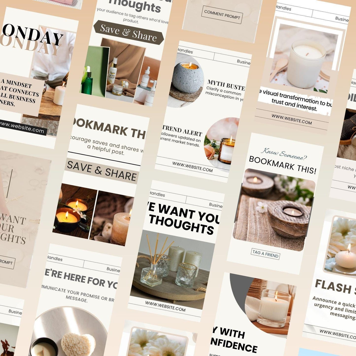 Social Media Business Templates Modern Canva for small business Instagram post, Social Media Managers Business Coaches Modern Templates