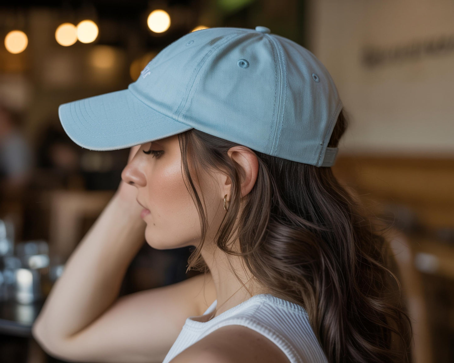 Unisex Dad Hat Mockups, Vintage Baseball Cap Template (Printable)