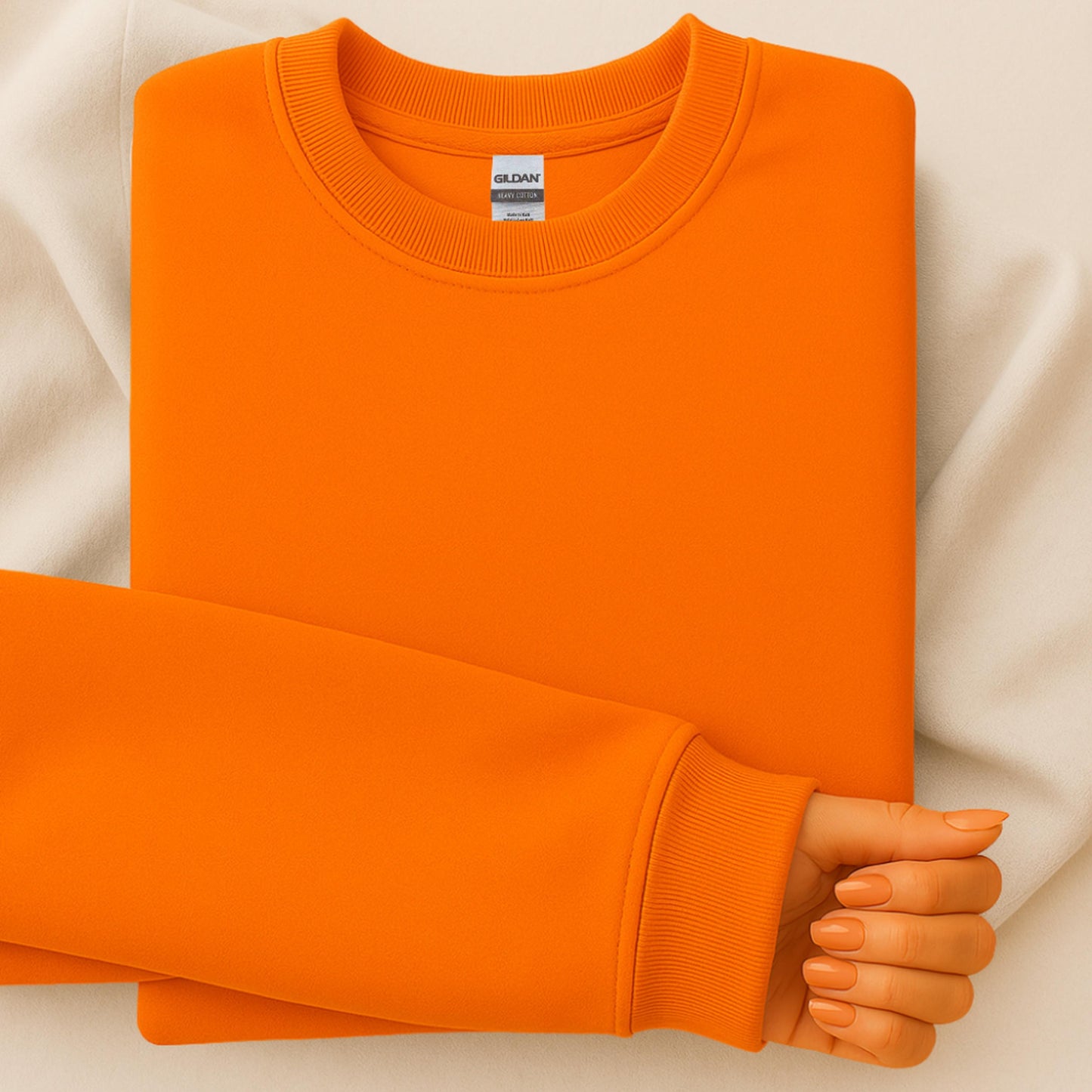 Sweatshirt Mockup Bundle, Gildan 18000, Flat Lay Design, Minimalist Style, Digital Product, Creative Download