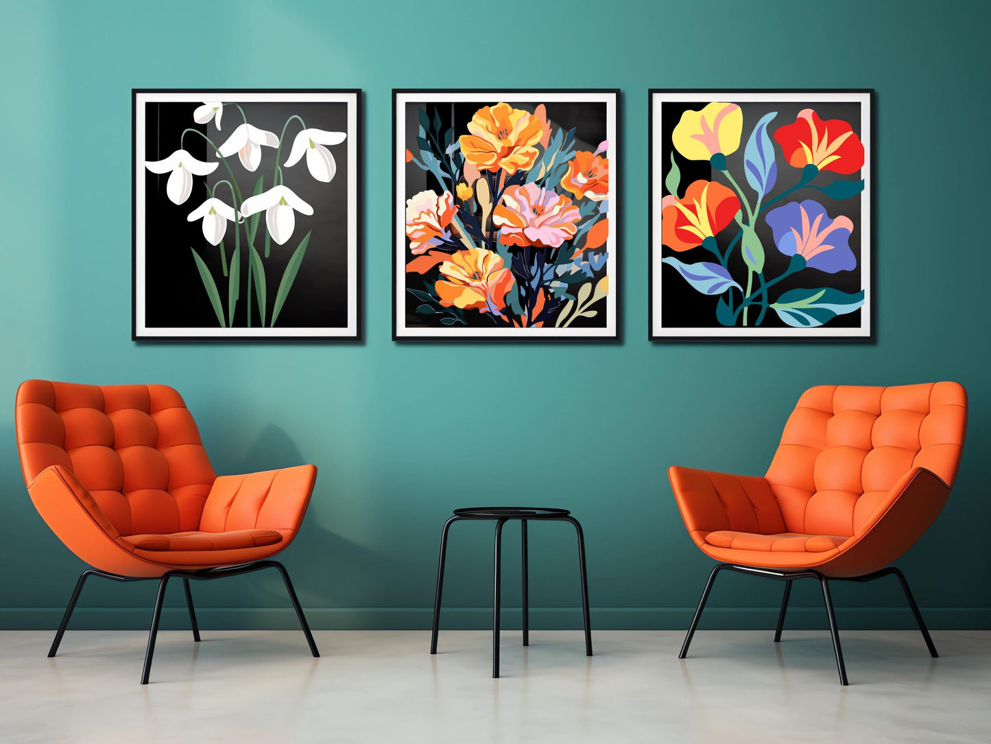 Stampa artistica astratta: arredamento minimalista boho per la casa (download digitale)