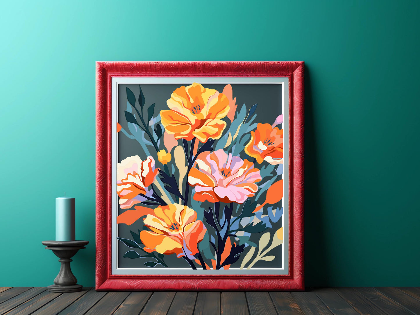 Stampa artistica astratta: arredamento minimalista boho per la casa (download digitale)