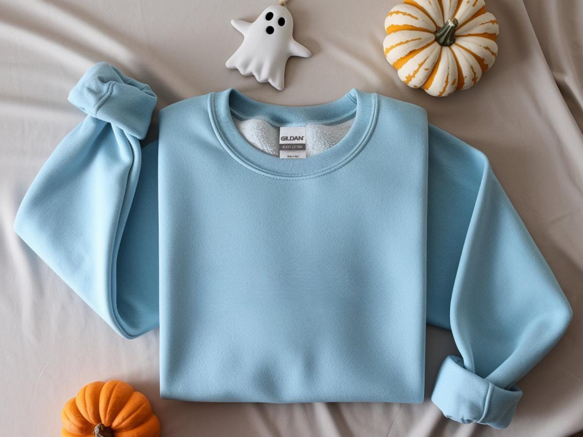 Digital Download Sweatshirt Mockup, Comfort Colors 1466, Christmas & Halloween, Apparel Design, Festive Season