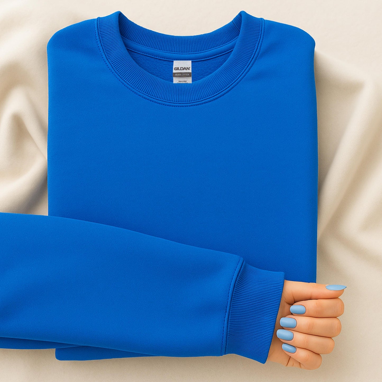 Sweatshirt Mockup Bundle, Gildan 18000, Flat Lay Design, Minimalist Style, Digital Product, Creative Download