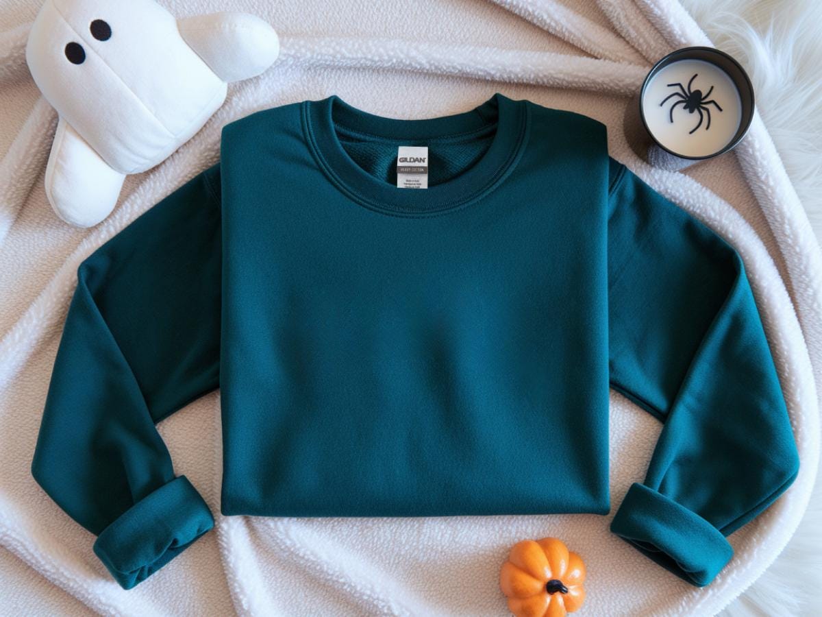 Digital Download Sweatshirt Mockup, Comfort Colors 1466, Christmas & Halloween, Apparel Design, Festive Season